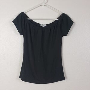 Say What off shoulder Black shirt